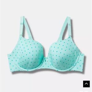 Torrid Turquoise Lightly Lined Bra